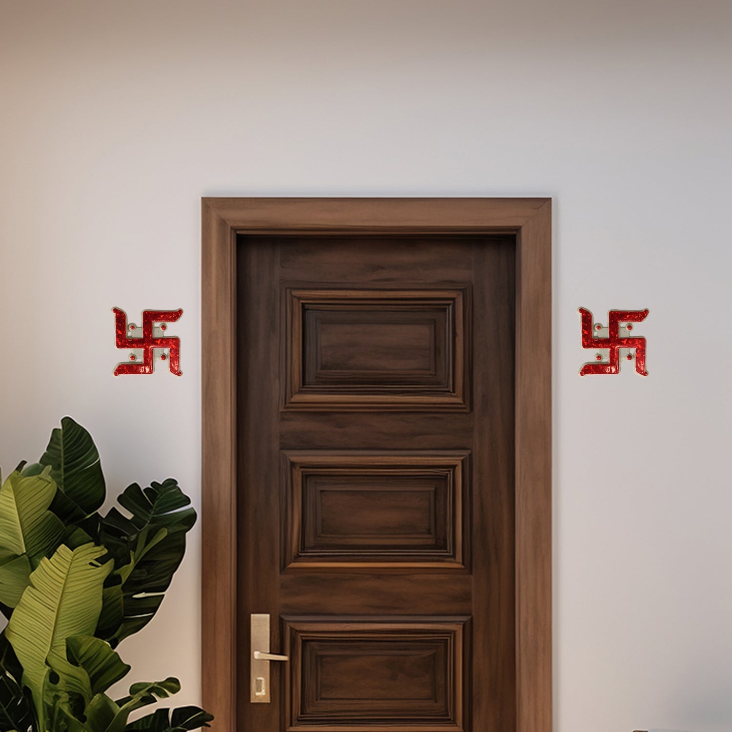 Traditional Decorative “Swastik” Sticker - (Set) Traditional Decorative “Swastik” Sticker - (Set)